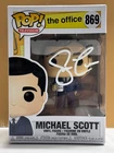 SIGNED Funko Pop! THE OFFICE - MICHAEL SCOTT #869 COA AUTHENTICATED Free Shippin