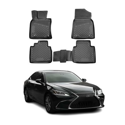 OMAC Gummimatten Fußmatten für Lexus ES 2019-2025 TPE Automatten Schwarz 4x