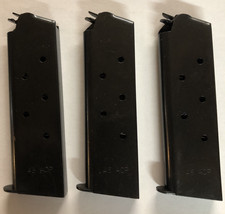 Springfield Armory 1911 Govt 45 Acp 7 Rd Blued Steel Magazines - Pi4523 -3 New Springfield Armory 1911 Govt 45 Acp 7 Rd Blued Steel Magazines - Pi4523 -3 New