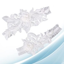 1pc Western Wedding Bride Belt Lace Flower Bridal Foot Decor Floral Ornaments