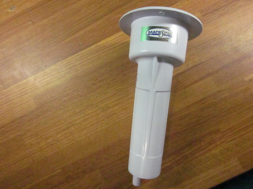 Portabicchieri canna da pesca serie Mate 15 gradi con scarico tondo plastica bianco - Foto 2 di 6
