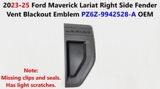 2023-25 Ford Maverick Lariat Right Side Fender Vent Blackout Emblem Pz6z9942528a 2023-25 Ford Maverick Lariat Right Side Fender Vent Blackout Emblem Pz6z9942528a