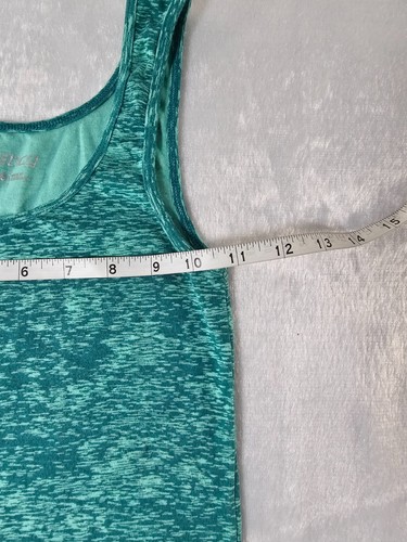 BCG Women's Athletic Sleeveless Tank Top - Teal - Size XS - Picture 3 of 5