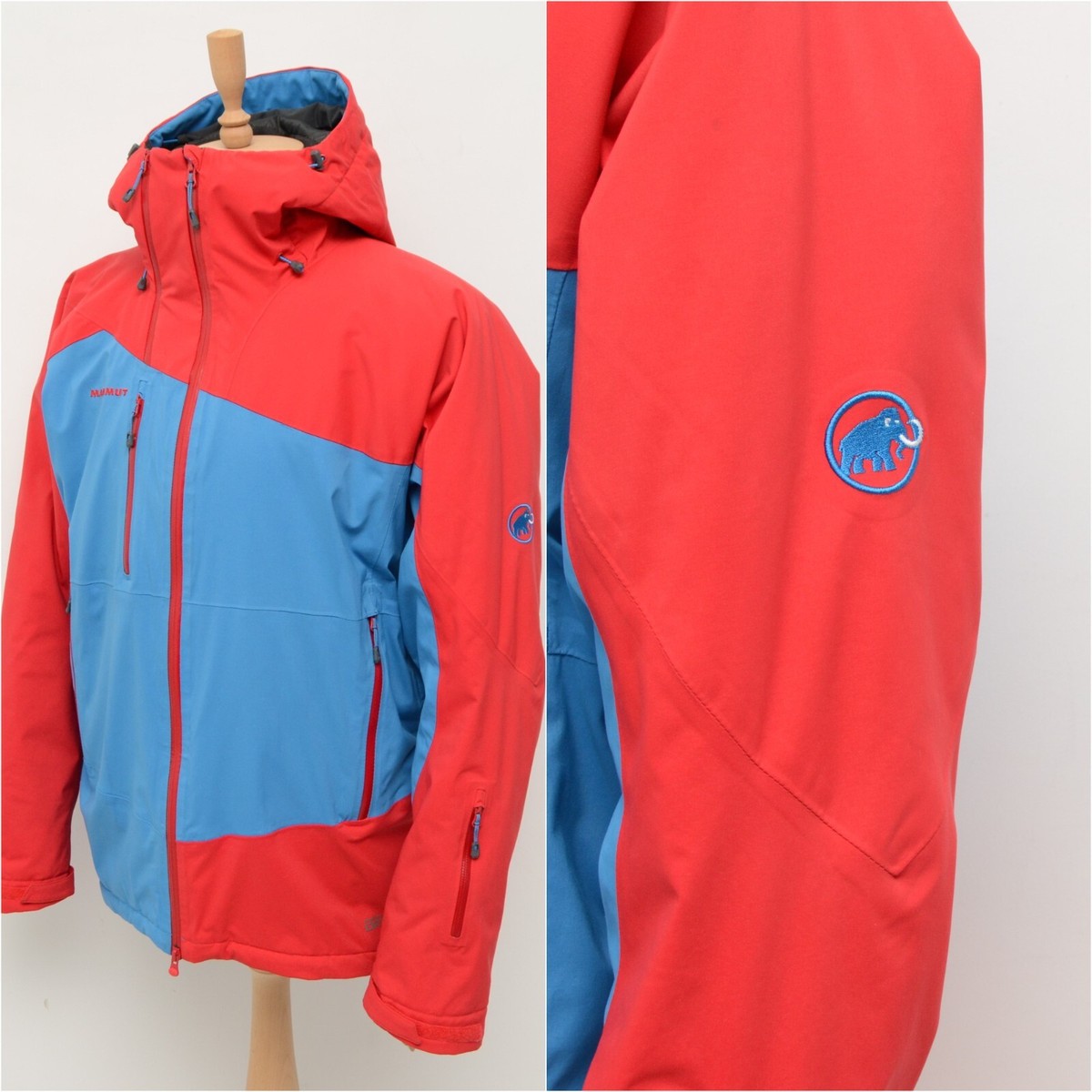 Authentic Men's Mammut Erez Ski Insulated Hooded DryTech Jacket