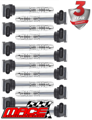 12 X MACE STANDARD REPLACEMENT IGNITION COIL FOR AUDI A8 D2 D3 AZC BHT 6.0L W12