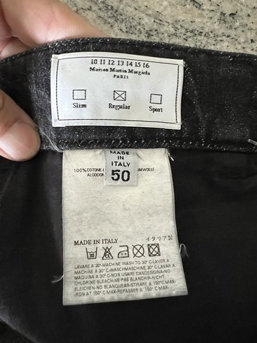 Maison Martin Margiela 10 NWT Denim Jeans size 34 - Picture 8 of 9