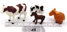Lot of Assorted Farm Animal Figure Toy Figurine Horse Cow