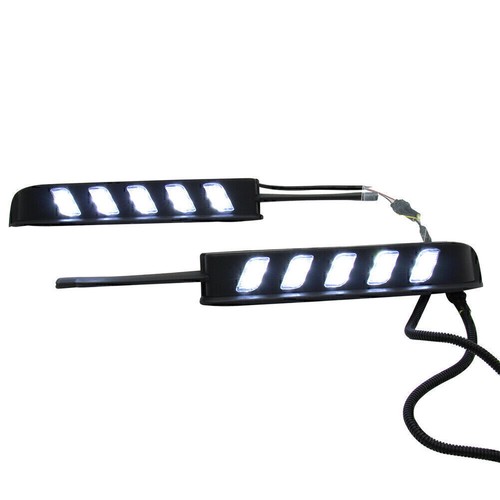 LED Daytime Running Lights DRL Amber White Lamp Fit Toyota REIZ Mark X 2005-2009 - Picture 9 of 11