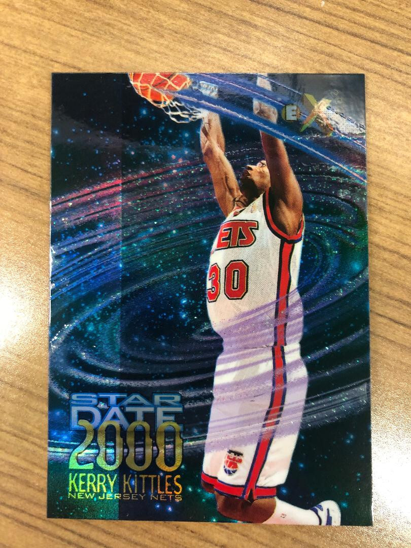 1996-97 Skybox EX2000 Stardate 2000 KERRY KITTLES # 9 NJ Nets Rookie