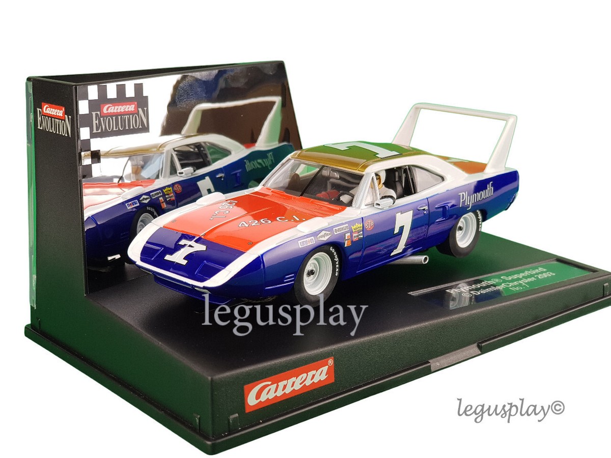 Slot car carrera Evolution 25719 Plymouth Roadrunner Superbird #7