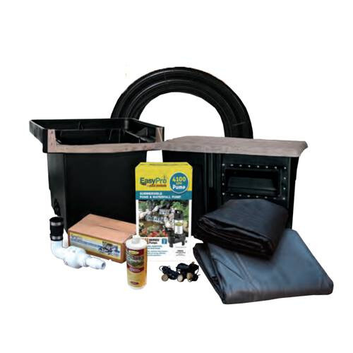 EasyPro Pro-Series Medium Pond Kit -Complete 16′ x 21′ Pond EM1621FB
