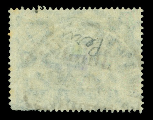 COLOMBIA 1923 AIRMAIL - SCADTA - PERU "PE." handstamp 1p black Sc# CLPE17 used v - Picture 2 of 2