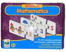 Match It Mathematics, 30 Self-correcting Puzzle Sets Teaching Basic Math Skills