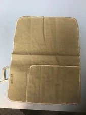 Anti Tarnish 4 Slot FLATWARE Storage Tie Roll Pouch Bag 6 3/4 x 6 1/4-  SS26