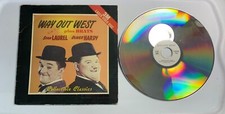 WAY OUT WEST Laserdisc LD VERY GOOD CONDITION RARE LAUREL HARDY AND W/BRATS