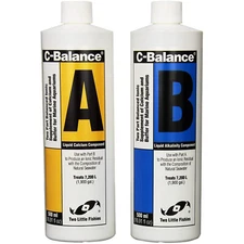 Two Little Fishies C-Balance 2x 500mL Two Part Balanced Calcium & Alkalinity