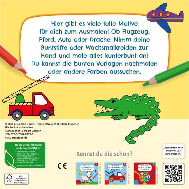 Thumbnail - Mein Erstes Dickes Malbuch Barbara Gerlach