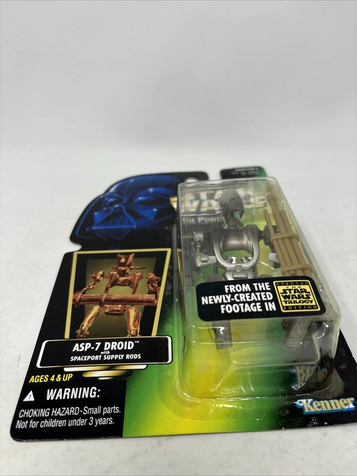 Droide Kenner Power Of The Force ASP-7 1997 con varillas de suministro de puerto espacial Foto 4 de 4