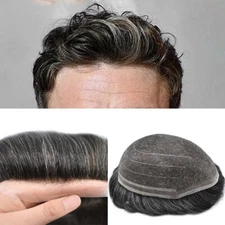 Toupee For Men Super Swiss Welded Lace Mens Hairpiece Hair System Mens Toupee