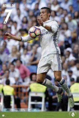 Cristiano Ronaldo CHEST TRAP Real Madrid La Liga Spanish Soccer