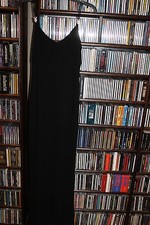Lauren Ralph Lauren Black Spaghetti Strap LBD  Dress Rhinestone Maxi 2  (rack2)