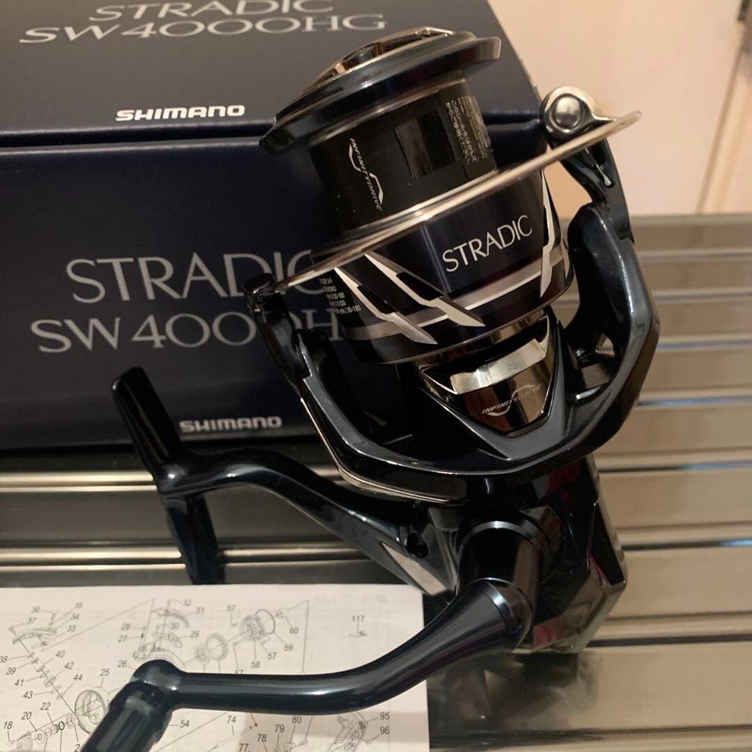 Shimano 24 Stradic SW 4000HG Spinning Reel in the Box From Japan