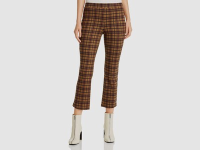 Brown checkered pants Outlet