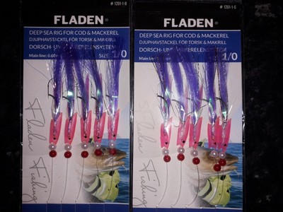5 HOKKI Rigs in Different Colour,Sea fishing Macekerel Cod Rigs Feather