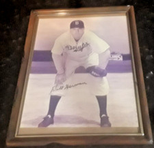 Billy Herman 8X10 AUTO PHOTO Dodgers