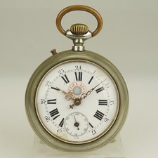 Rare Antique Pocket Watch Men's no fusee duplex chronometer no repeater roskopf