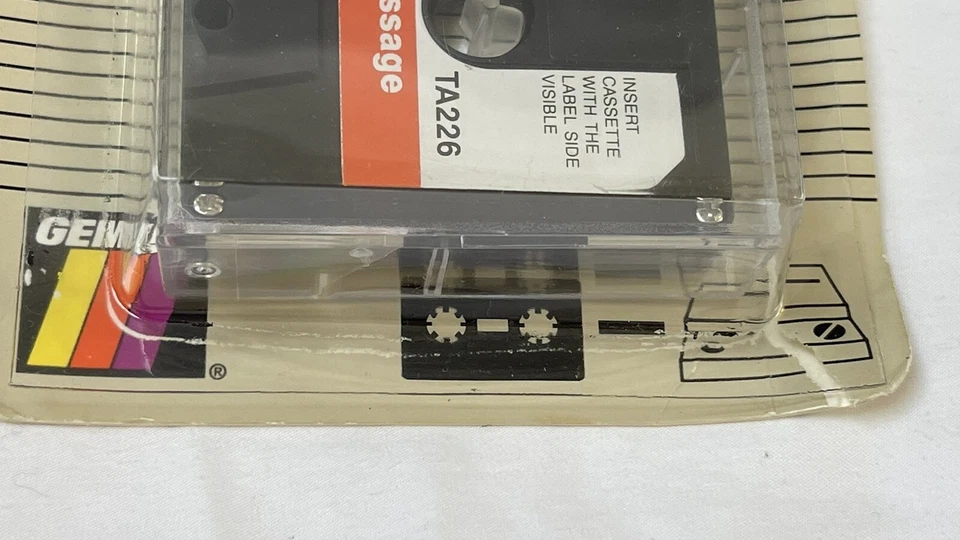 Vintage Gemini Phone Message Cassette 1995 - Image 3 of 4