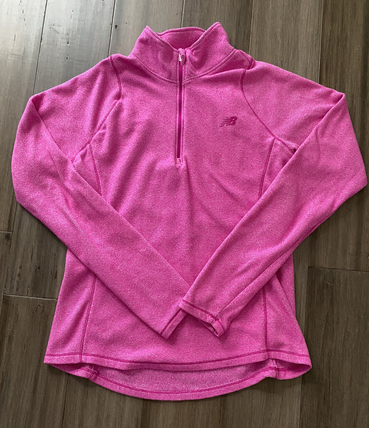 NEW BALANCE Women's NB Dry Pink Long Sleeve Quarter Zip Athletic Top