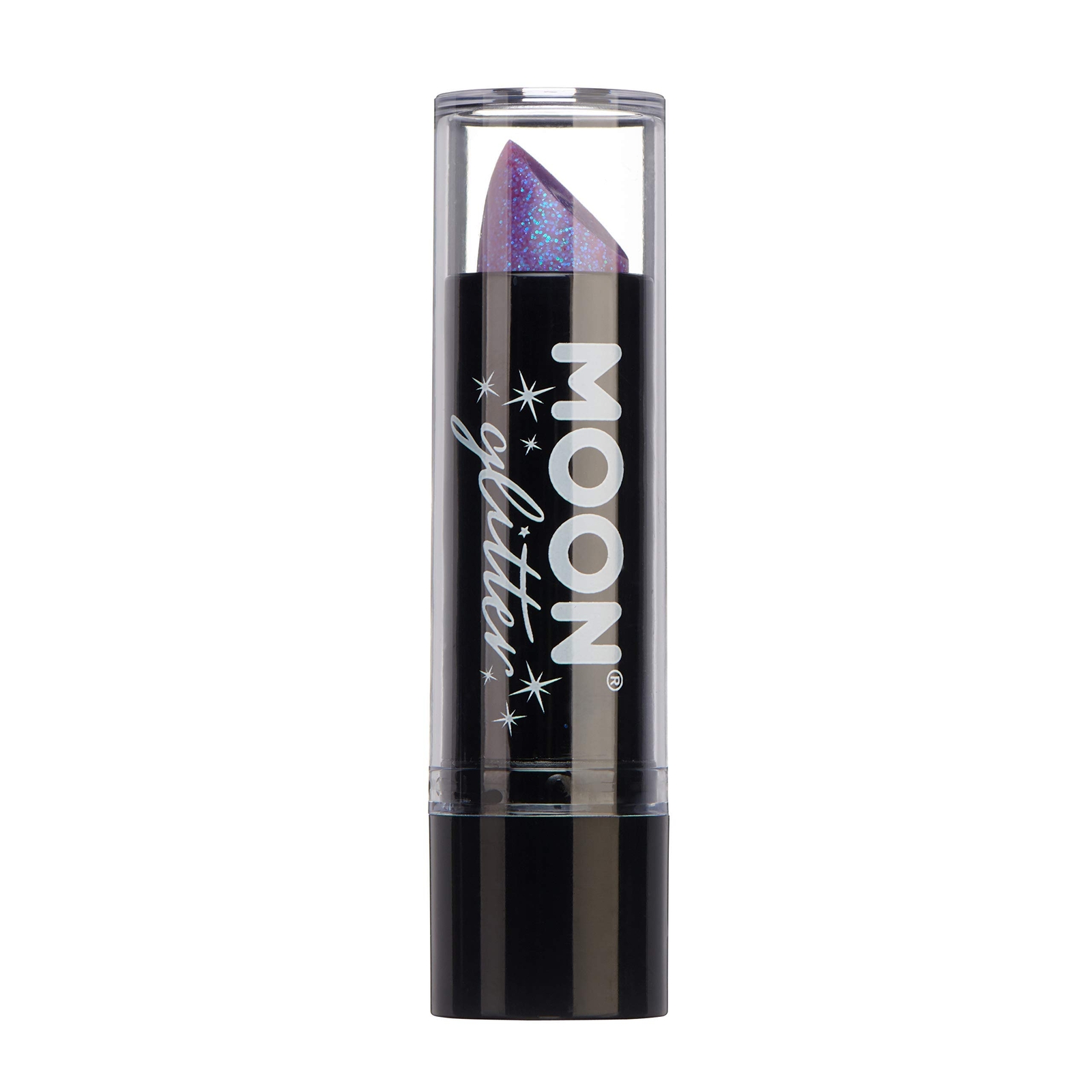 Smiffys Moon Glitter Iridescent Glitter Lipstick, Purple