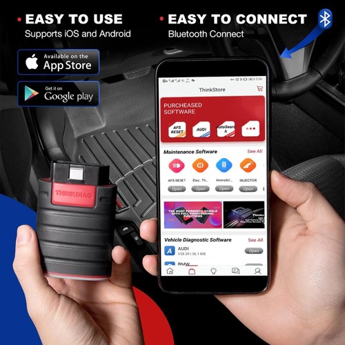 ThinkDiag X431 FULL SOFTWARE OBD2 Diagnostic Scan Reset Tool ANDROID iPad - Picture 2 of 5