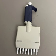 NICE Rainin Pipet-Lite 8 Channel Multichannel L10 1-10uL Pipette LTS