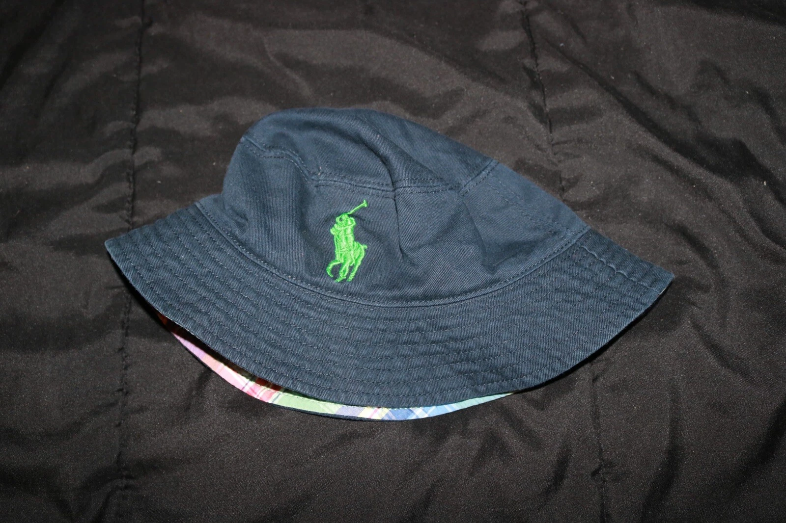 Ralph Lauren Reversible Bucket Hat Size S/M