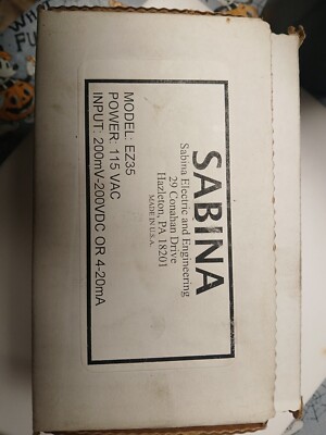 Sabina Ez35 Digital Motor Speed,and Current Voltage, Current Process Signal Mete
