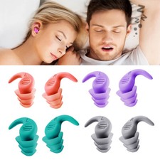 1-3 Paar Silikon-Ohrstöpsel Wiederverwendbare Ohrstöpsel Zur