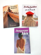 Lot of 3 by LISA APRIL SMITH: Dangerous Lies (Signed), Paradise Misplaced, and
