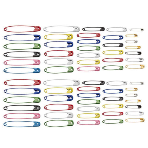 500 Pcs/A Safety Pin Colored Crafts Supplies Extra Large - Afbeelding 1 van 12