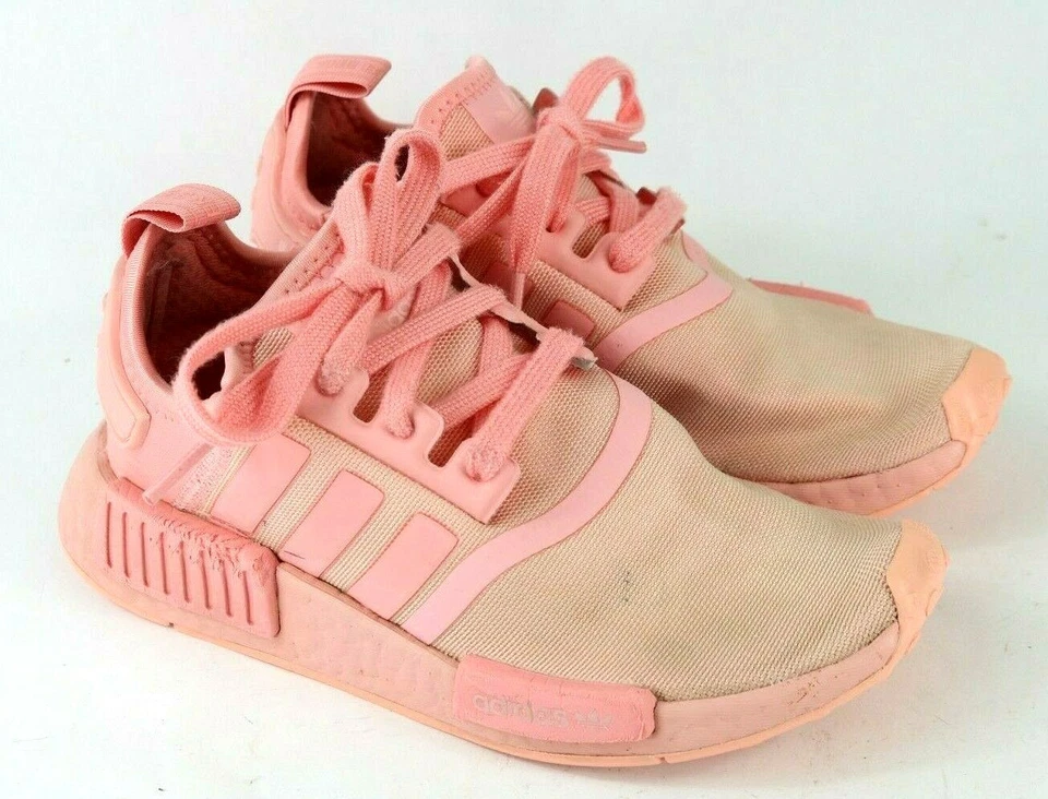 Adidas Original NMD_R1 Kids Shoes SZ 4 Glory Pink GS Running Casual  - Image 4 of 4