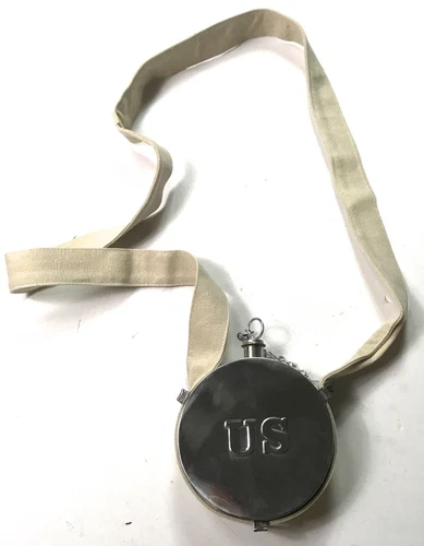 CIVIL WAR US UNION STAINLESS STEEL CANTEEN