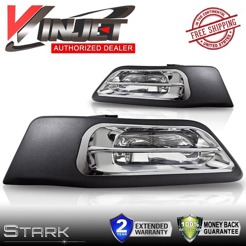 Fog Lights Clear Lens Bumper Lamps Kit Accessories FL7032 For 07