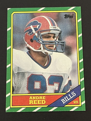 1986 Topps Football ~ Andre Reed ~ Rookie Card #388 - Picture 1 of 2