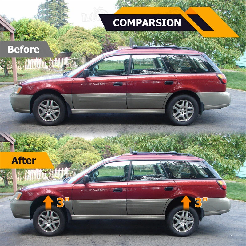 Billet 3" Lift Kit Spacers for Subaru Legacy/ Outback 2000-2004 & Baja 2003-2006 - Изображение 3 из 4