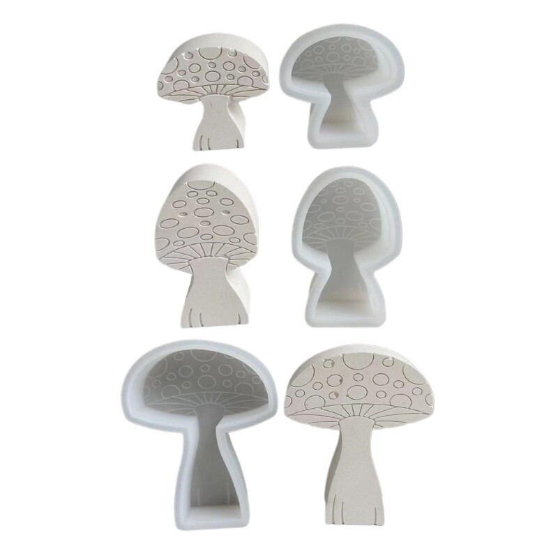 3D Mushroom Ornament Silicone Mold Resin Mold for DIY Craft Jewelry Tool