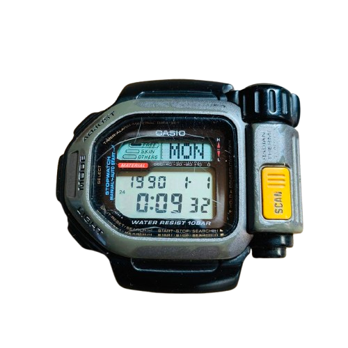 時計 CASIO Thermo Scanner TSR-110 Casio TSR-110 Watch Battery Powered Used Authentic Basic