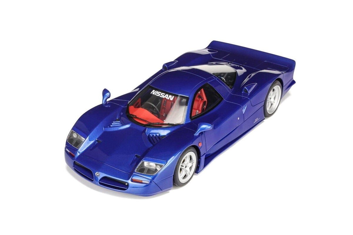 1/18 Nissan R390 GT1 Road Car 1997 Blue Resin Model Car by 1/18 Nissan R390 GT1 Road Car 1997 Blue Resin Model Car by