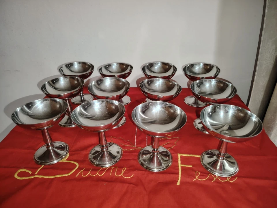 12 coppe champagne Vintage By Gnutti - Immagine 2 di 4