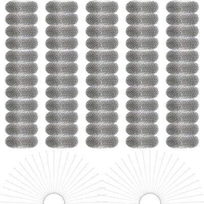 60 Washing Machine Lint Traps Laundry Mesh Washer Sink Drain Hose Screen Filter
